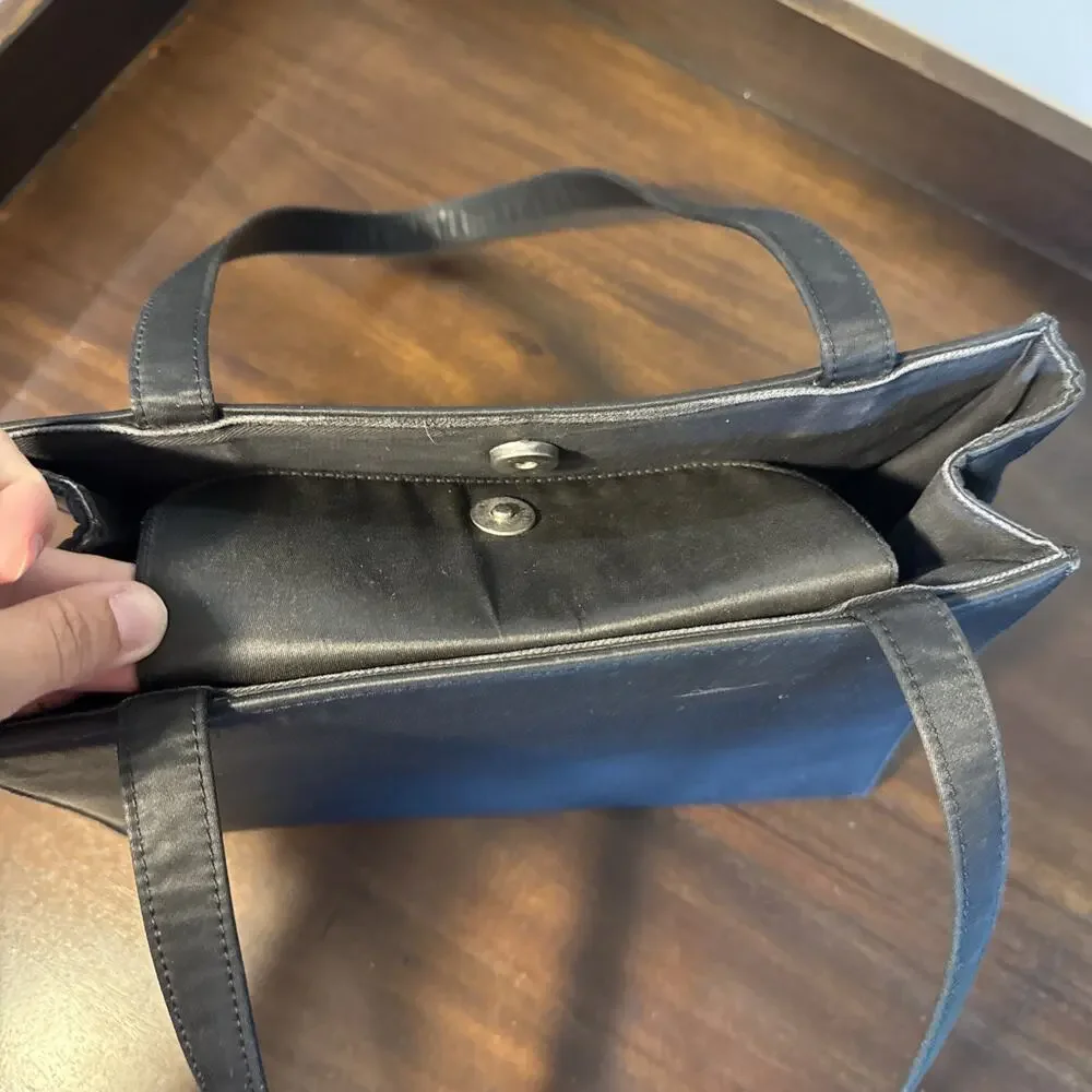 Kate Spade NY 90s Sam Mini Box Purse Vintage Black Handbag Vintage B
